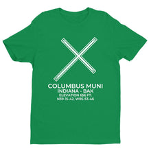Load image into Gallery viewer, bak columbus in t shirt, Green