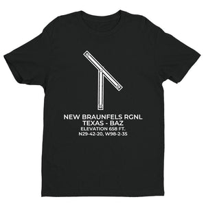 baz new braunfels tx t shirt, Black