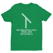 Load image into Gallery viewer, baz new braunfels tx t shirt, Green