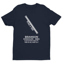 Load image into Gallery viewer, bbg branson mo t shirt, Navy