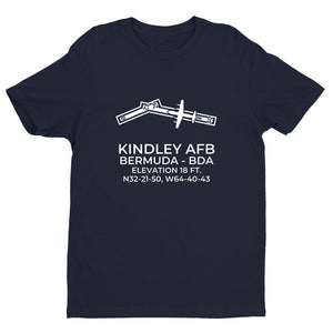 KINDLEY AFB (BDA; TXKF) near HAMILTON; BERMUDA c.1970 T-Shirt