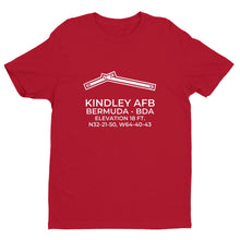 Load image into Gallery viewer, KINDLEY AFB (BDA; TXKF) near HAMILTON; BERMUDA c.1970 T-Shirt