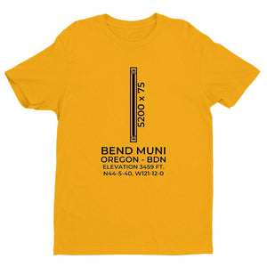bdn bend or t shirt, Yellow