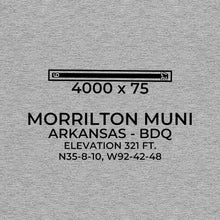 Load image into Gallery viewer, bdq morrilton ar t shirt, Gray