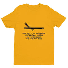 Load image into Gallery viewer, beh benton harbor mi t shirt, Yellow