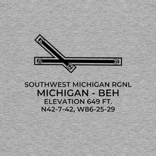 Load image into Gallery viewer, beh benton harbor mi t shirt, Gray