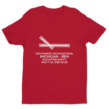 Load image into Gallery viewer, beh benton harbor mi t shirt, Red