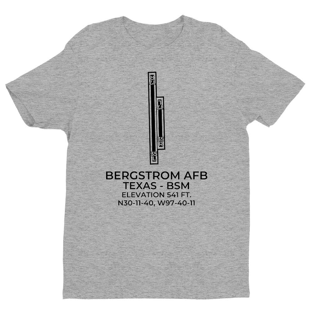 BERGSTROM AFB (BSM; KBSM) c.1990 in AUSTIN; TEXAS (TX) T-Shirt