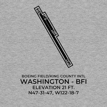 Load image into Gallery viewer, bfi seattle wa t shirt, Gray