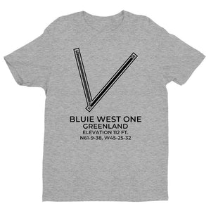 BLUIE WEST ONE (BW1) in NARSARSUAQ; GREENLAND c.1945 T-Shirt