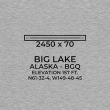 Load image into Gallery viewer, bgq big lake ak t shirt, Gray