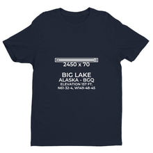 Load image into Gallery viewer, bgq big lake ak t shirt, Navy