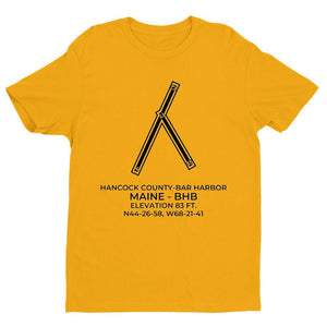 bhb bar harbor me t shirt, Yellow