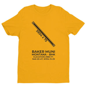 bhk baker mt t shirt, Yellow