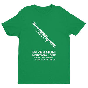 bhk baker mt t shirt, Green