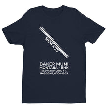 Load image into Gallery viewer, bhk baker mt t shirt, Navy