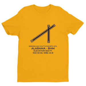 bhm birmingham al t shirt, Yellow