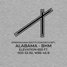 Load image into Gallery viewer, bhm birmingham al t shirt, Gray