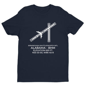 BIRMINGHAM-SHUTTLESWORTH INTL in BIRMINGHAM; ALABAMA (BHM; KBHM) T-Shirt