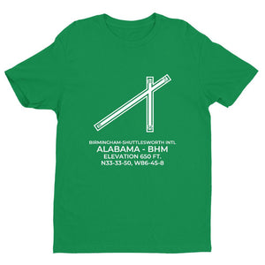 bhm birmingham al t shirt, Green