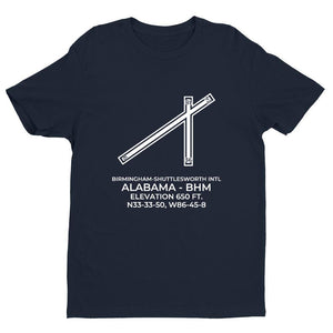 bhm birmingham al t shirt, Navy