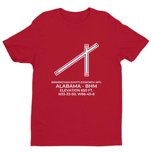 bhm birmingham al t shirt, Red