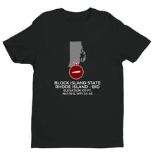 Load image into Gallery viewer, BLOCK ISLAND STATE in BLOCK ISLAND; RHODE ISLAND (BID; KBID) T-Shirt