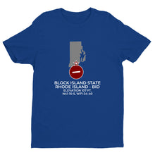 Load image into Gallery viewer, BLOCK ISLAND STATE in BLOCK ISLAND; RHODE ISLAND (BID; KBID) T-Shirt