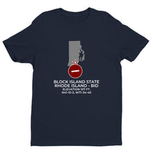 Load image into Gallery viewer, BLOCK ISLAND STATE in BLOCK ISLAND; RHODE ISLAND (BID; KBID) T-Shirt