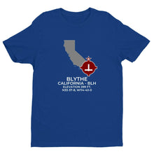 Load image into Gallery viewer, BLH facility map in BLYTHE; CALIFORNIA, Royal Blue