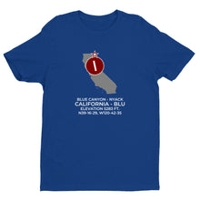 Load image into Gallery viewer, BLUE CANYON - NYACK in EMIGRANT GAP; CALIFORNIA (BLU; KBLU) T-Shirt