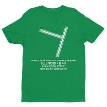 Load image into Gallery viewer, bmi bloomington normal il t shirt, Green
