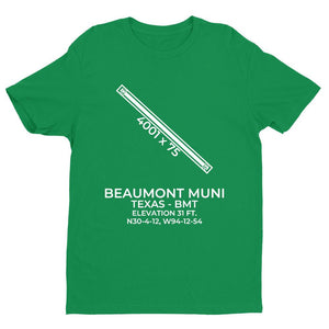 bmt beaumont tx t shirt, Green