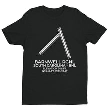 Load image into Gallery viewer, bnl barnwell sc t shirt, Black