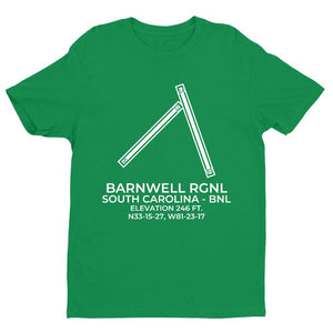 bnl barnwell sc t shirt, Green
