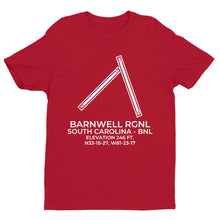 Load image into Gallery viewer, bnl barnwell sc t shirt, Red