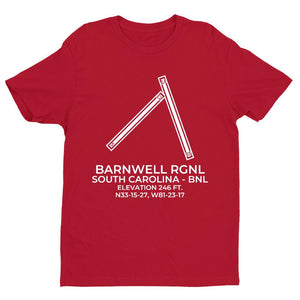 bnl barnwell sc t shirt, Red