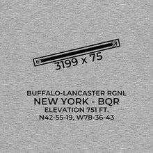 Load image into Gallery viewer, bqr lancaster ny t shirt, Gray