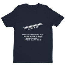 Load image into Gallery viewer, bqr lancaster ny t shirt, Navy