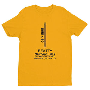 bty beatty nv t shirt, Yellow