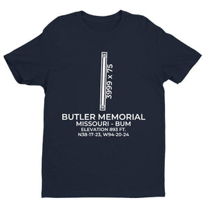 bum butler mo t shirt, Navy