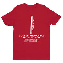 Load image into Gallery viewer, bum butler mo t shirt, Red