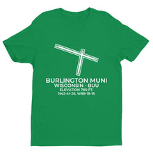 Load image into Gallery viewer, buu burlington wi t shirt, Green