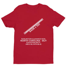 Load image into Gallery viewer, buy burlington nc t shirt, Red