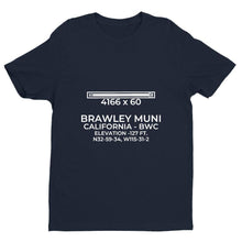 Load image into Gallery viewer, bwc brawley ca t shirt, Navy