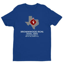 Load image into Gallery viewer, BWD facility map in BROWNWOOD; TEXAS, Royal Blue