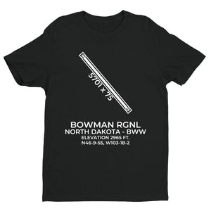 bww bowman nd t shirt, Black