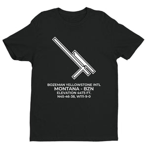 bzn bozeman mt t shirt, Black