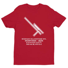 Load image into Gallery viewer, bzn bozeman mt t shirt, Red