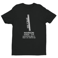 Load image into Gallery viewer, c17 marion ia t shirt, Black